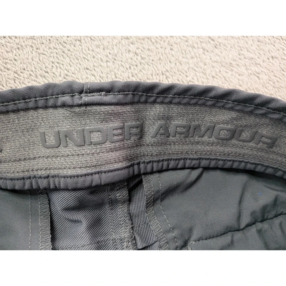 Under Armour Mens Golf Pants Gray Performance Straight Leg 32x32 (Fits 29x31.5)